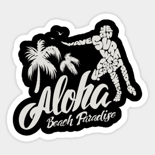 BEACH PARADISE Sticker